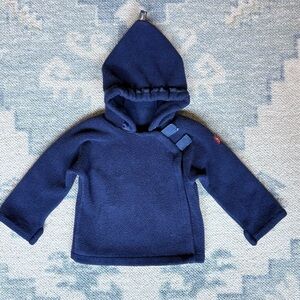 Widgeon Fleece Cozy Blue Kids Hooded Jacket